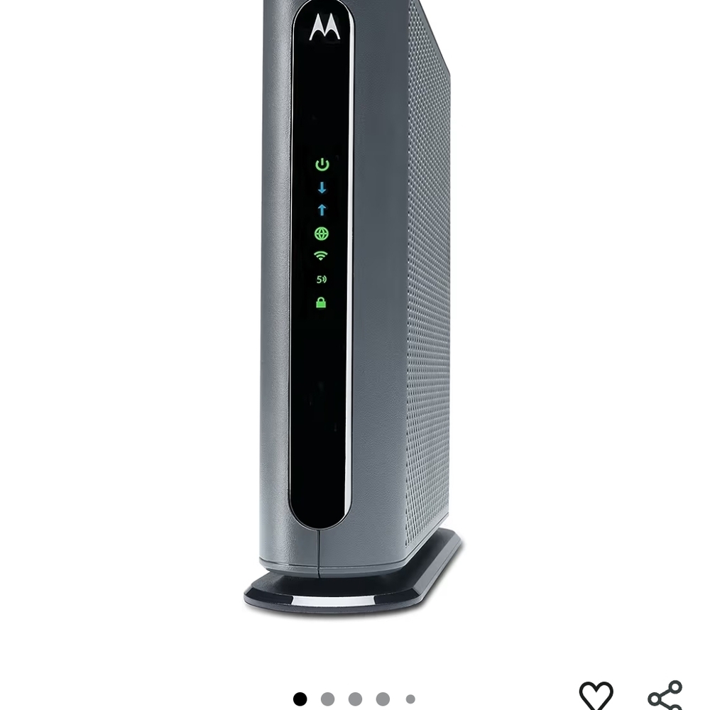 Motorola AC1900 Cable Modem Router - Gray and Green - Picture 11 of 11